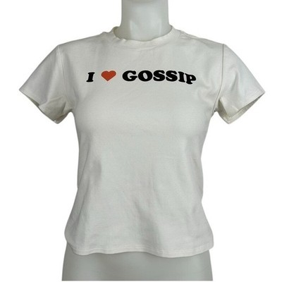 RARE I'm Sorry by Petra Collins SSENSE Baby Tee I Heart Love Gossip Shirt Medium