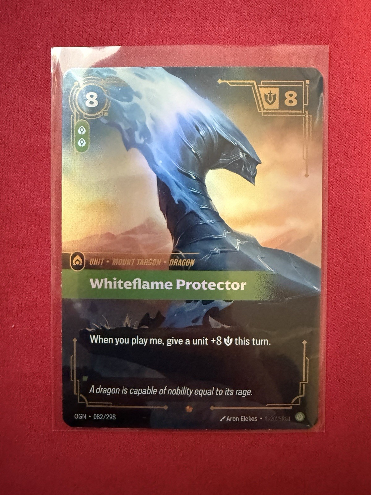 Whiteflame Protector OGN 082/298 NM Epic Riftbound Origins TCG