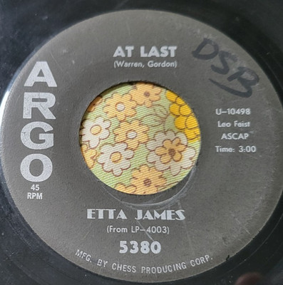 Mod R&B 45 Etta James I Just Want to Make Love to You / At Last HEAR