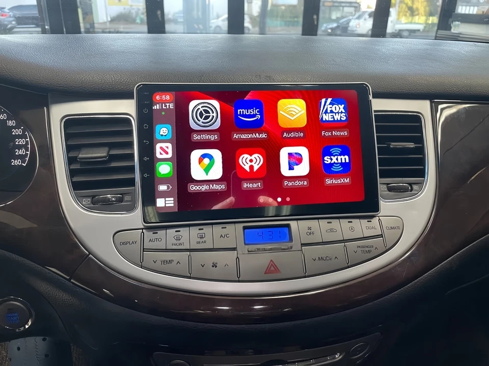 For 2009-2014 Hyundai Genesis Sedan Apple Carplay Radio Android 13 GPS WIFI SWC - Image 4 of 4