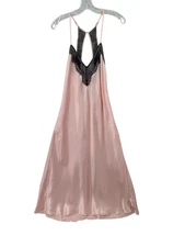 Linea Donatella Nightgown Slip Dress Womens Sz S Boho Sexy Intimate Slinky