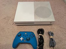 Microsoft Xbox One S Console 500GB + Controller + Cables - Tested & Working!