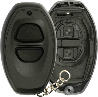 KeylessOption Keyless Entry Remote Control Black Car Key Fob Shell Case... 
