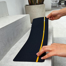 Outdoor Stair Treads Non-Slip Safety Tape, 6 X 24 , 5-Pack, Pre-Cut anti Slip T