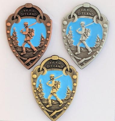 Norwegian Foot March Badge Large (Full Set)