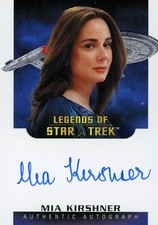 2026 RITTENHOUSE STAR TREK CONNECTIONS MIA KIRSHNER AUTOGRAPH CARD