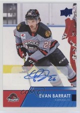 2021-22 Upper Deck AHL Auto Evan Barratt #90 Auto 1d3