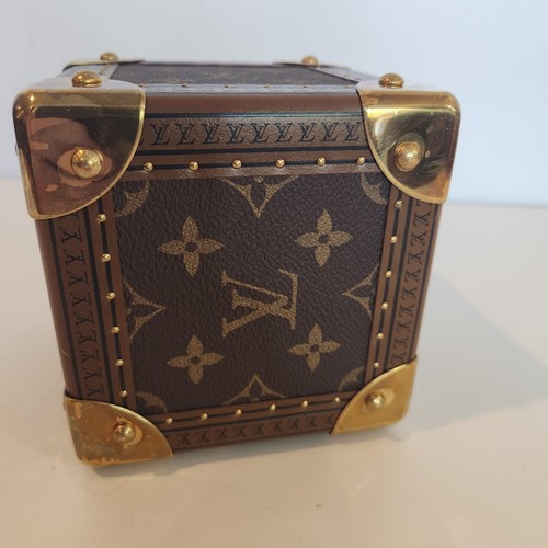 Louis Vuitton LV Cube Monogram Brown Paperweight