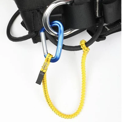 Longe de retenue d'escalade Protection contre les chutes Mousqueton Sangle - Photo 1/4