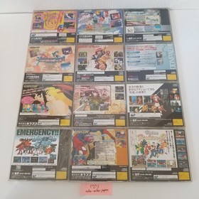 SEGA SATURN Lot 12 Game Set Cotton Boomerang DonPachi Parodius etc. no-obi Japan