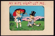 Postcard Quack Medicine 1910s Hoover's X-Ray Healing Oil W.C. Fields Baby Comic