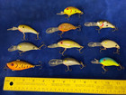NICE LOT OF 10 GREAT VINTAGE  BASS FISHING LURES — photo 1