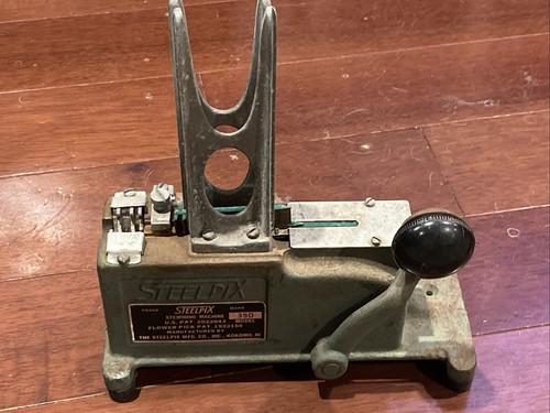 STEELPIX Model 35D Professional Stemming Machine Heavy Duty Untested Parts Only