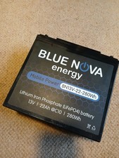 Lithium Ion Phosphate (LiFePO4) battery 13v, 22AH, 280Wh