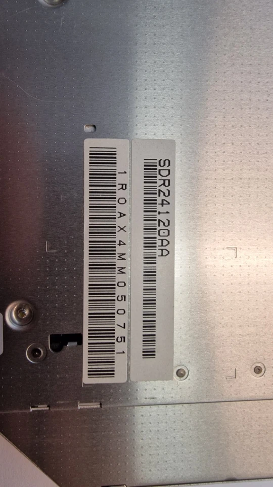 Toshiba IDE SLIMLINE CD-RW CD BRENNER SD-R2412 DVD ROM P/N K000005520  #K-458-10 - Bild 4 von 4