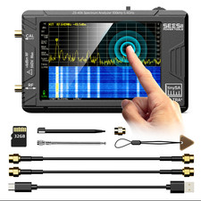 Seesii TinySA Ultra Spectrum Analyzer 4" 100kHz-5.4GHz MF/HF Frequency Analyzer
