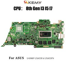 UX433FA Laptop Motherboard For ASUS U4300F UX433FN Mainboard W/ I3 I5 I7 CPU