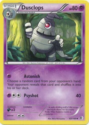 Pokemon - Dusclops - 62/149 - Uncommon - BW - Boundaries Crossed - NM