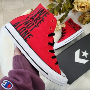 red high top converse womens size 8