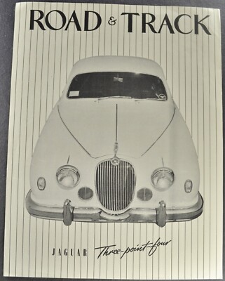 1957 Jaguar 2.4 Sedan Road Test Brochure Sheet Two-Point Four Excellent Original