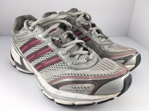 Adidas Supernova Glide 2 Women US 8 Silver Gray + Pink Athletic Running  Shoes | eBay