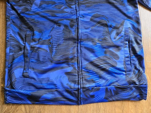 2 PC Set: ADIDAS Black & Blue Jacket & Jogger Pant Boys Youth XL Tall 18/20 - Picture 14 of 23