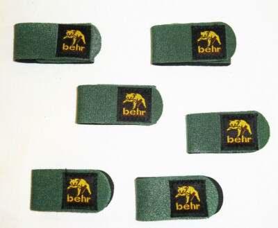 10 Stück Neopren-  Rutenbänder- Klettbänder -Set-  Rutenband Klettband Behr