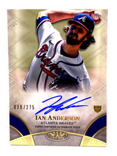 2021 TIER ONE - IAN ANDERSON ROOKIE AUTO - #d 275 - ATLANTA BRAVES