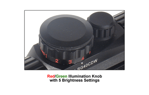 UTG Red/Green Dot Sight with Quick Detach Mount Red Dot Scope with Lens Covers - Picture 5 of 5