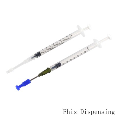 1ml Syringe with 14G 1'' Blunt Needle and Plastic Needle with Cap Pack of  10