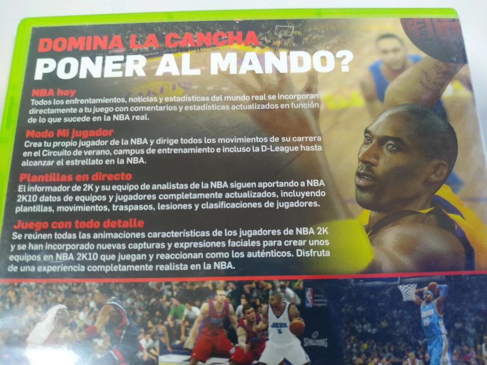 NBA 2K10 Kobe Bryant 2K - Juego Xbox 360 Edicion España PAL - 3T, foto 4 de 5