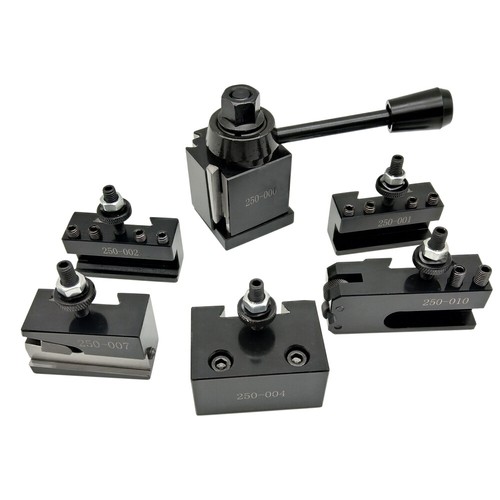 6pcs 250-000 Wedge GIB Type Cuneiform Type Quick Change Tool post Set Lathe Tool - Picture 7 of 10