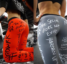 WOMENS SPORT FITNESS LEISURE PUSH UP LEGGINGS