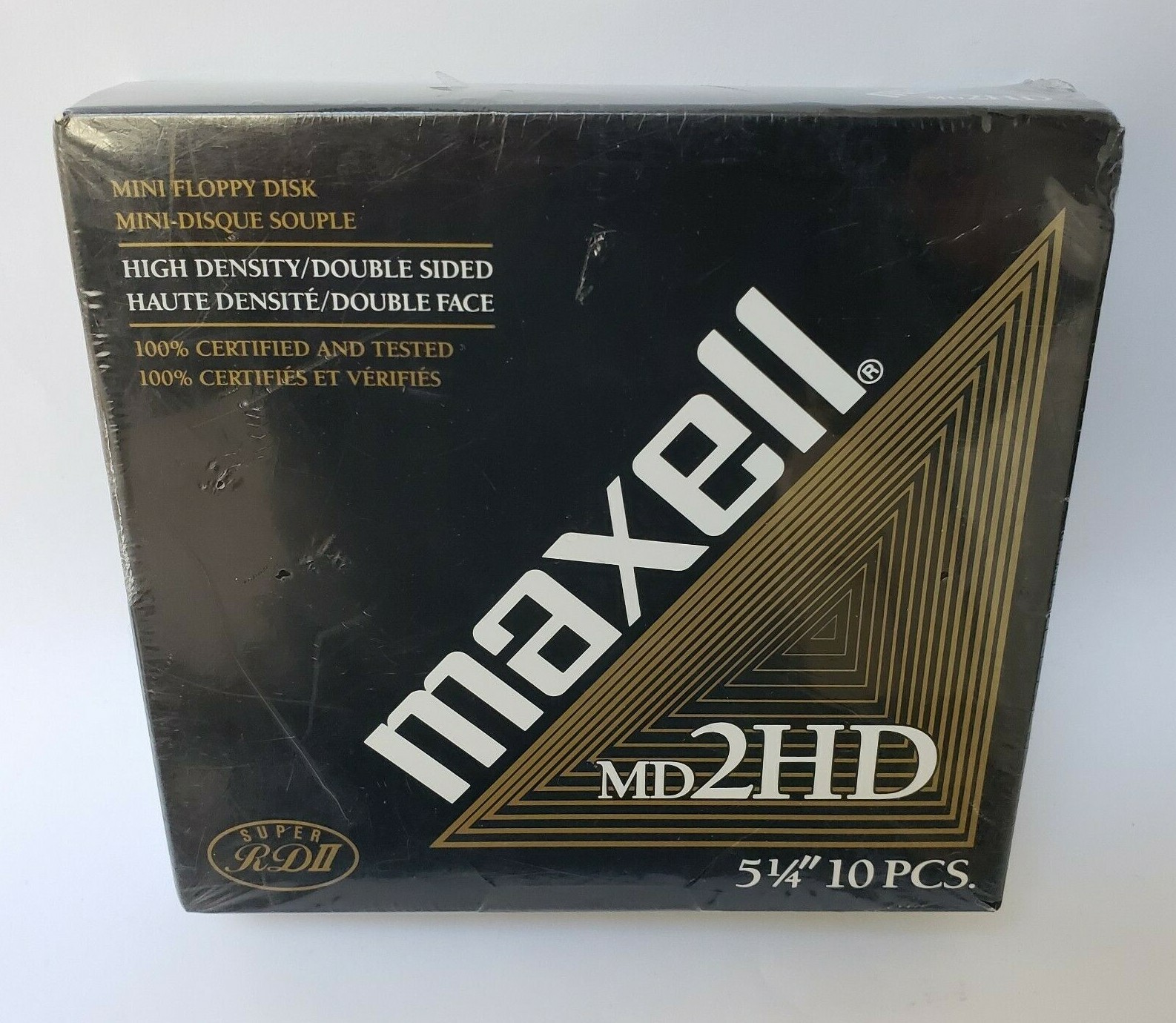 Vintage Maxell MD2HD 10-Pack 5 1/4