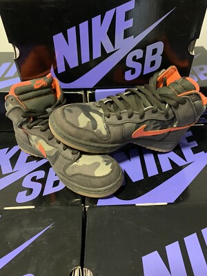 Nike SB Dunk High Brian Anderson Camo Sz 9.5 DS 305050 281 SUPER RARE 2007 ð¥ | eBay