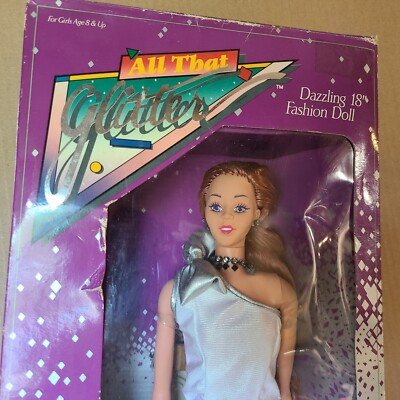 ALL THAT GLITTERS 18  FASHION DOLL (REDHEAD) By LANARD TOYS  1987