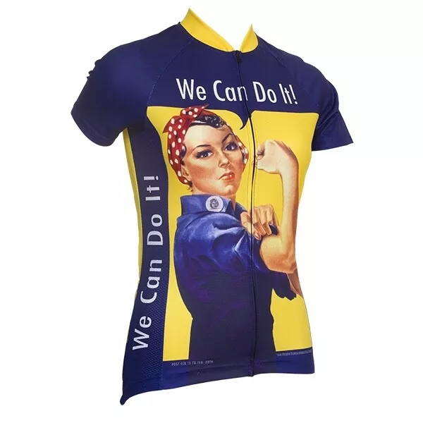 Rosie the riveter cycling jersey hotsell