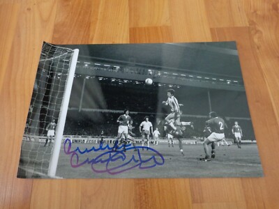 ORIGINAL SIGNIERTES MALCOLM MCDONALD ENGLAND ARSENAL GLANZFOTO AUTOGRAMM 12X8''