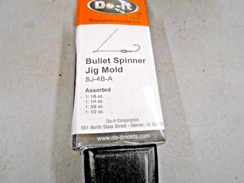 1214 DO-IT Bullet Spinnerbait Mold 1/8 - 1/2 oz