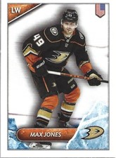 Max Jones #64 - 2021-22 Topps NHL Stickers - Base