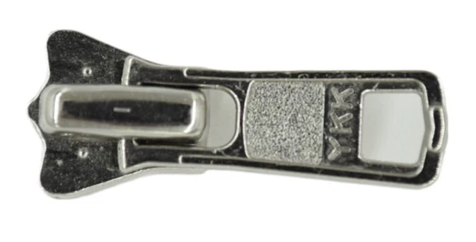 YKK Schieber für Reißverschlüsse silbern 5 mm Vislon / Kunststoffzähne
