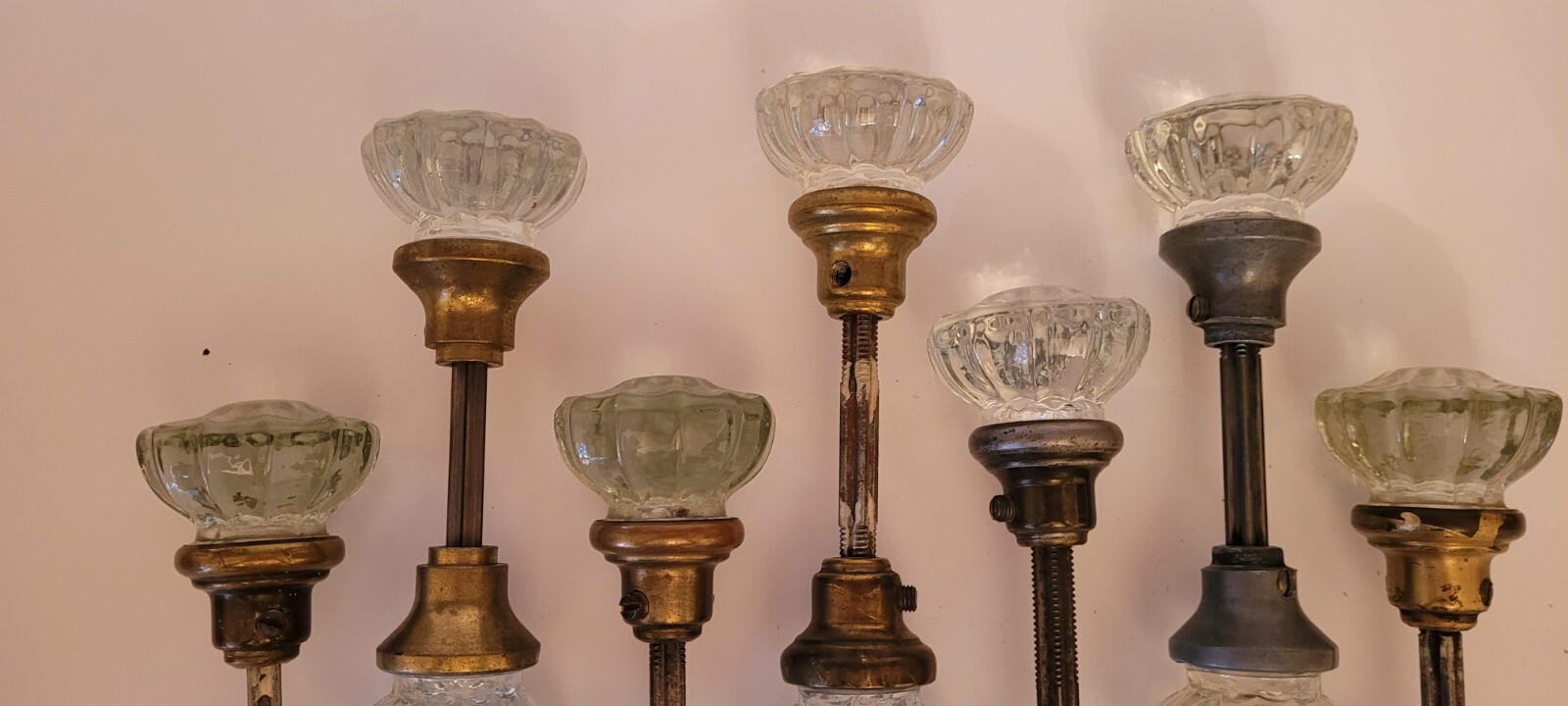 antique glass door knob sets, 7 available eBay