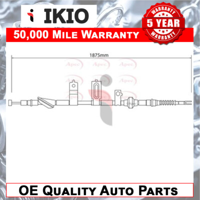Fits Honda Civic 1.4 1.8 2.0 2.2 TDi Hand Brake Cable Rear Right Ikio
