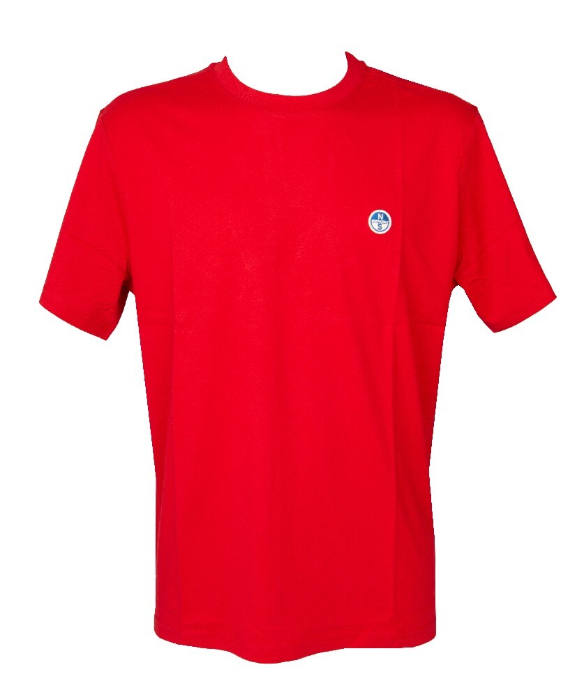 NORTH SAILS Herren-T-Shirt mit Rundhalsausschnitt und kurzen Ärmeln aus reiner B