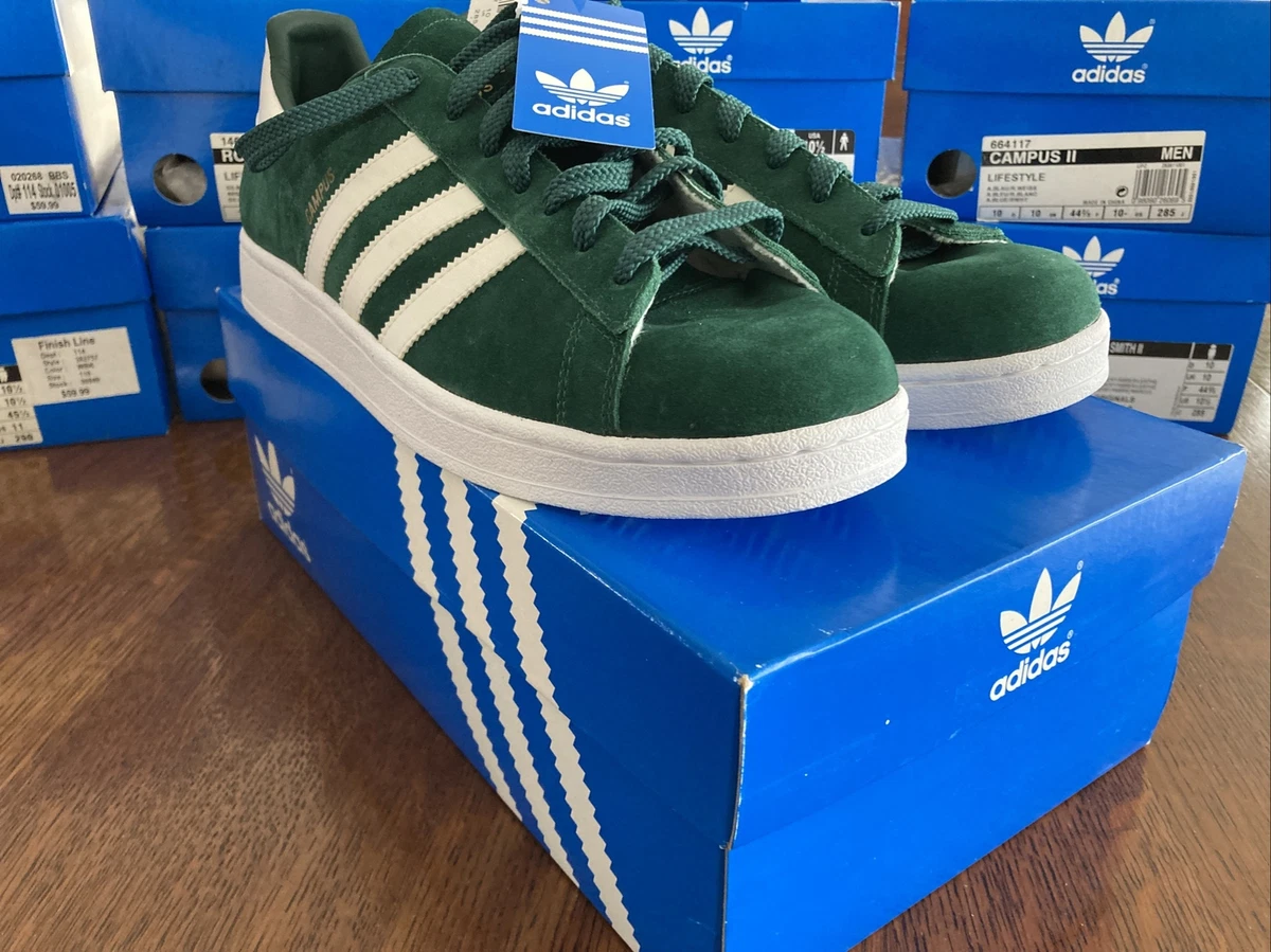 Adidas Campus Green Suede rare and Vintage NIB 382757 | eBay