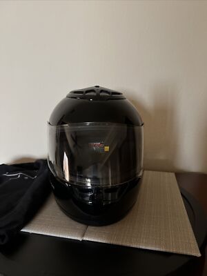 Harley Davidson Full Face Black Helmet Adult Small Air Vents Face