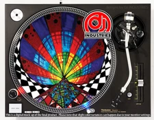 Circlegraph - 7"-12" DJ slipmat for LP turntable record player 