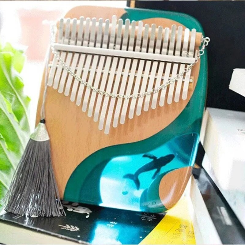 100% New Kalimba  Music Keyboard Instrument Fun Gift Mini 17 Keys 21 Keys