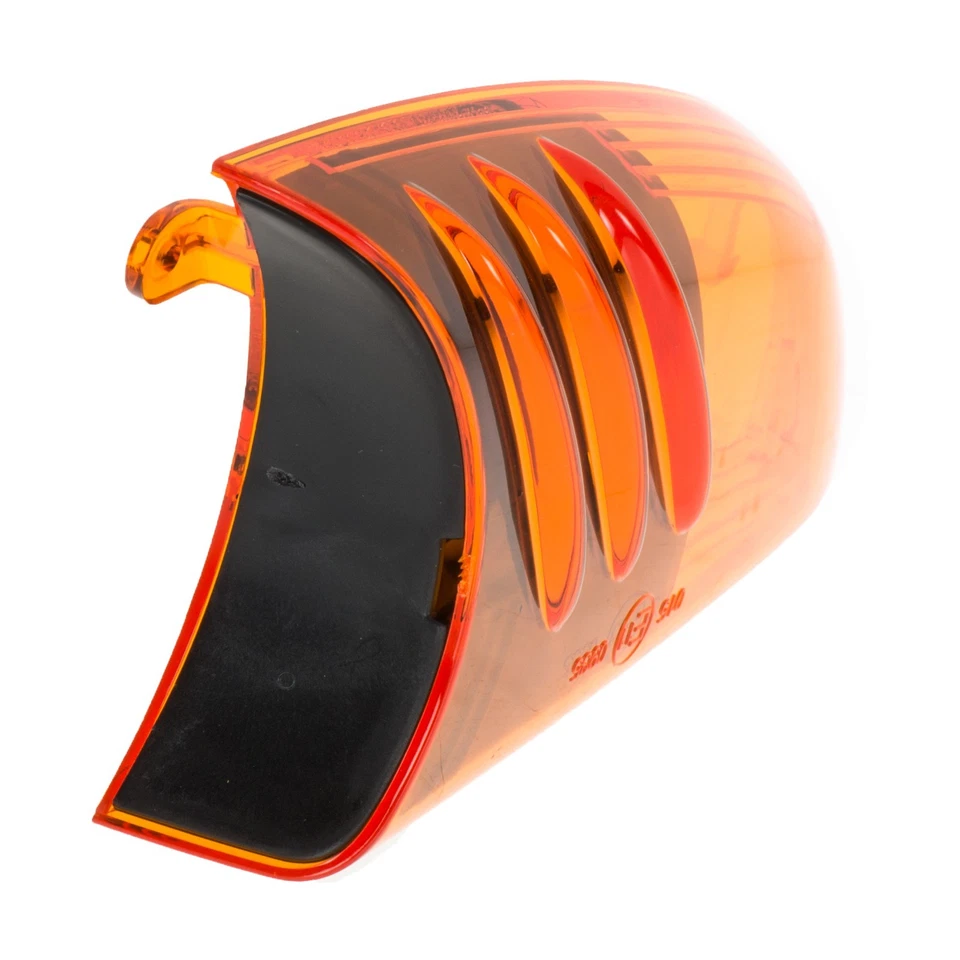 Lente de seta espelho esquerdo do motorista âmbar 02-06 Chevrolet GMC 88944063 FABRICANTE DE EQUIPAMENTO ORIGINAL NOVA - Imagem 2 de 4