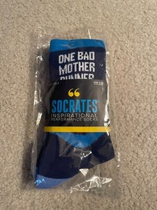 One Bad Mother Runner inspirational socks. women's one size fits all. BRAND NEW!